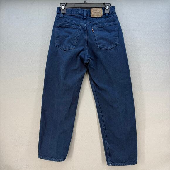 Levi's 560 Jeans Men's 29x28 Indigo Blue Orange Tag Loose Fit Vintage Made in US - Picture 2 of 15